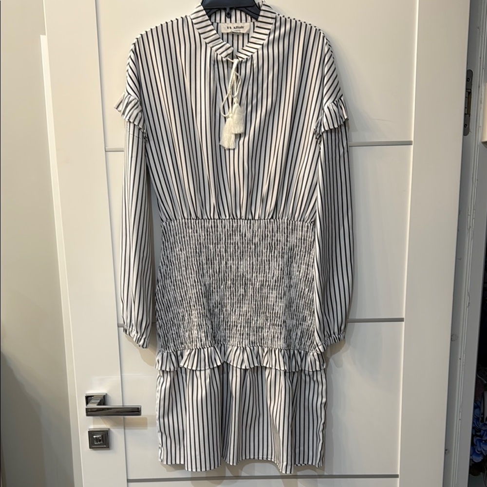 HL Affair Monochrome Striped Blouse